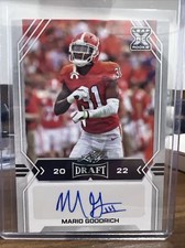 2022 Leaf Draft - Autographs #BA-MG1 Mario Goodrich Clemson/Eagles