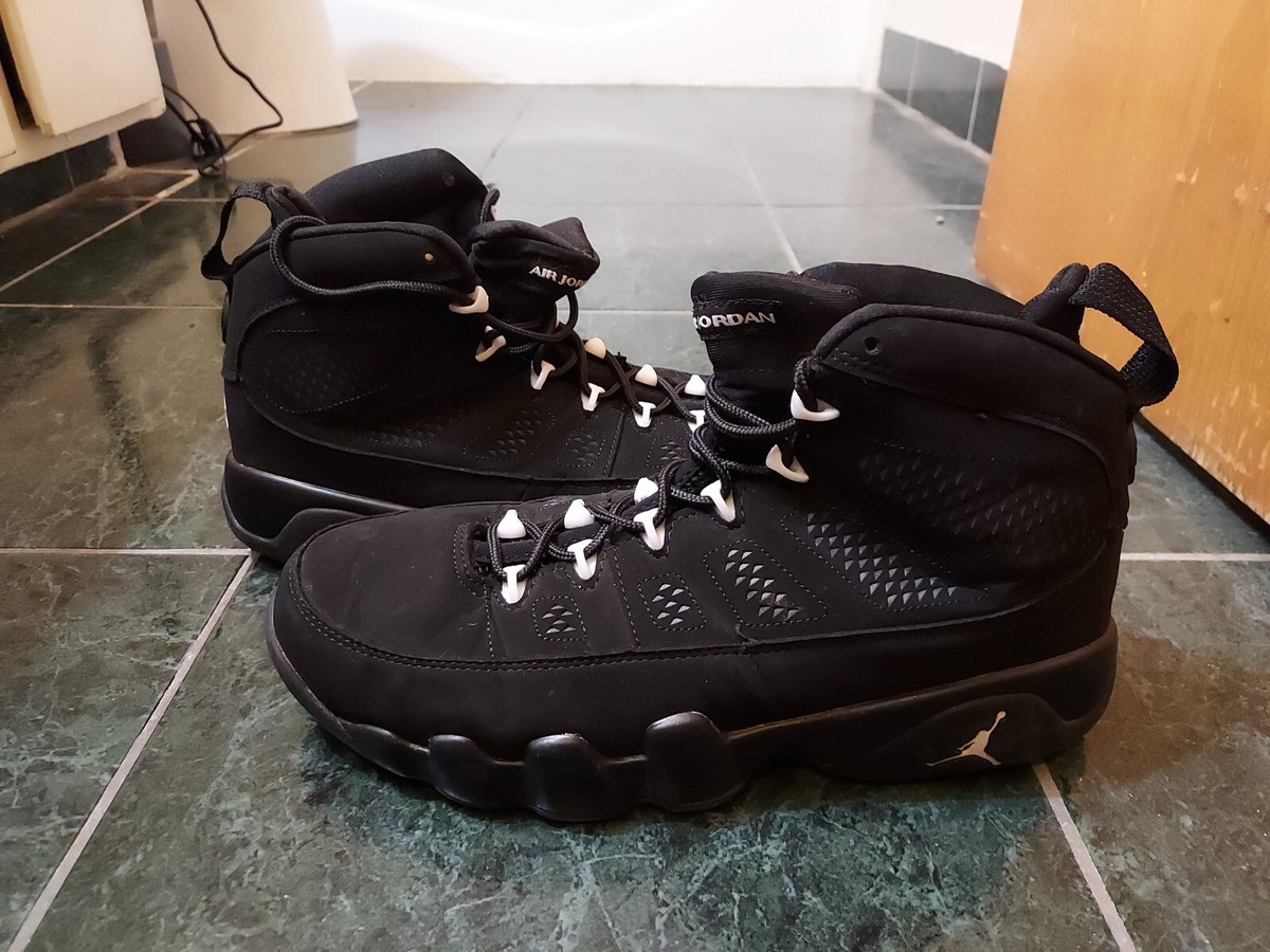 Nike Air Jordan 9 Retro Anthracite White Black 302370-013 Used Men\'s Sz 10 USED Size 8.5 - Air Jordan 9 Retro Anthracite for sale online | eBay main image 4