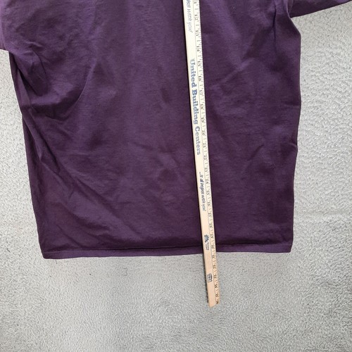 Vintage Jerzees Shirt Womens Extra Large Purple Wisconsin Wildflowers 1990s Tee - Picture 4 of 8