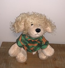 Webkinz Golden Retriever Plush camouflage Ganz Clothing Dog Stuffed 10  