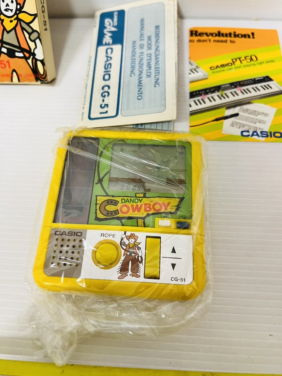 カシオ　DANDY COWBOY ダンディカウボーイ　レア　LCDゲーム Casio DANDY COWBOY CG-51 LCD Electronic game japan Rare