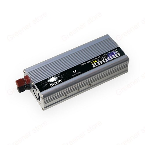 Onda sinusoidale pura Potenza Inverter 500W-2000W 12V/24V/48 DC to 110V 220V AC - Imagen 11 de 18