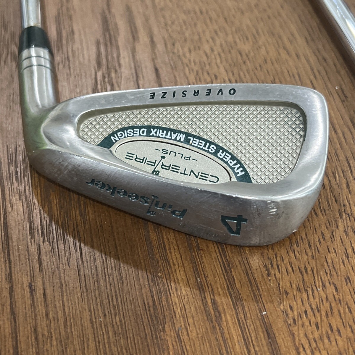 PinSeeker Center Fire Plus Oversize 4-9 Iron Set Platinum Lite