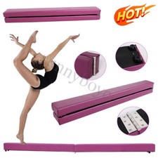 Image of 2.1M Foldable Portable Gymnastics Balance Beam 7FT Kids Adult Training Beam Home