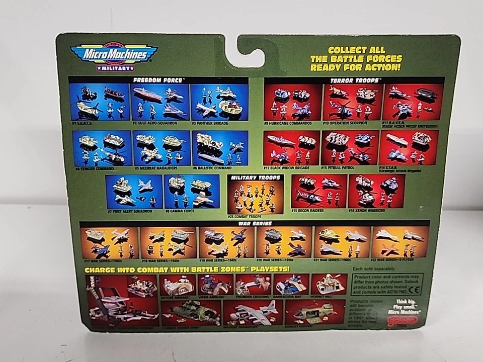 Micro Machines 1996 Galoob Military War Series #19,#20,#21 - 1940s,1950s,1960s - Image 4 of 4