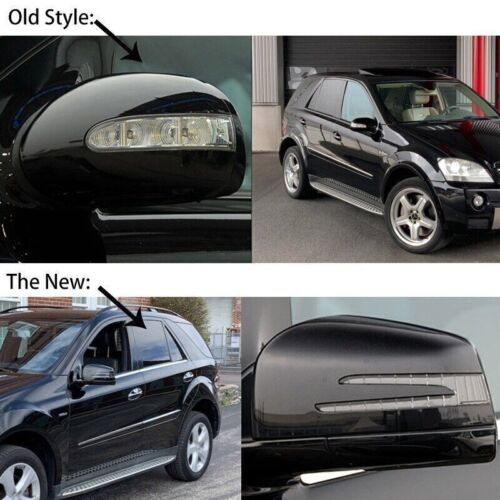 For 2005-2011 Mercedes Benz W164 X164 ML GL Black Rear View Side Mirror Assembly - Foto 3 di 7