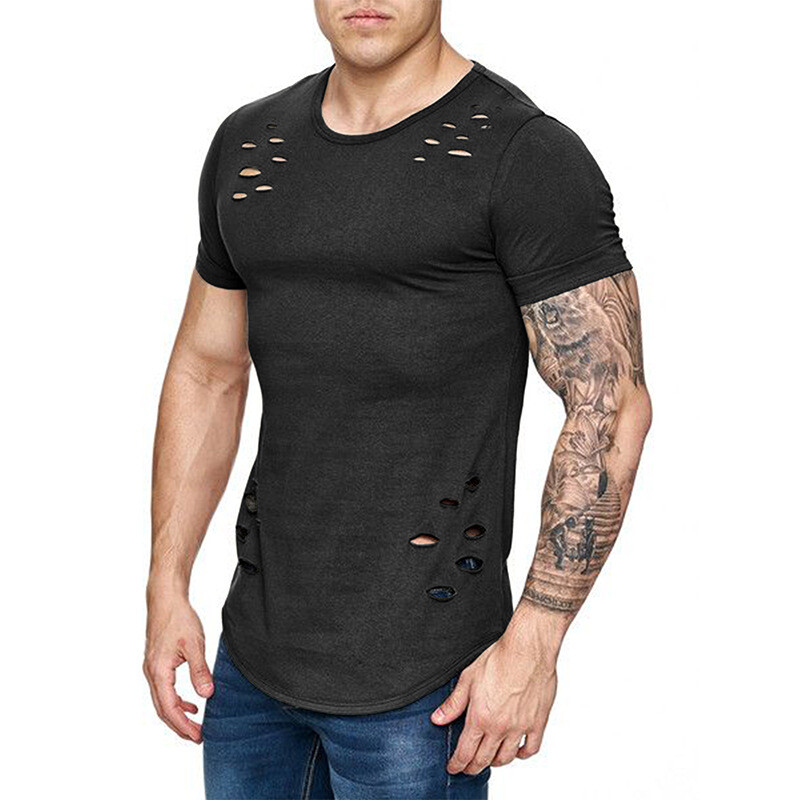 ripped t shirts mens