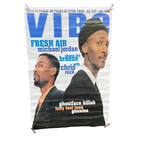 VIBE Magazin (Februar 1997) Michael Jordan, Chris Rock, Lil Kim POSTER 2 Fuß x 3 Fuß