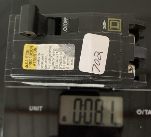 Square D QO200trnm 60 Amp Molded Case Switch #702,703,704 - Picture 10 of 17