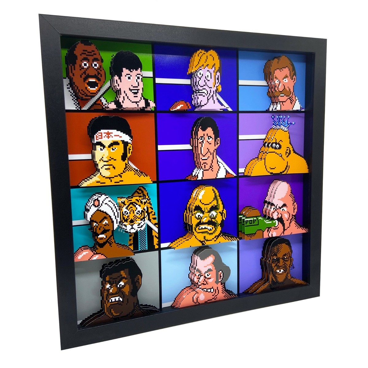 Nintendo Mike Tyson Punch Out 3D Pop Art King Hippo 8 Bit