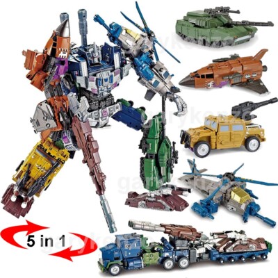 Transforming Toy 5in1 Combination Robot 18.5in Oversized Action Figure Toy Model