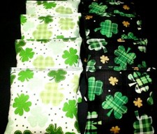 St Patrick Cornhole Bean Bags 8 ACA Regulation Bags Lucky Irish PARTY GAME 