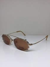 Occhiali da vista Jean Paul Gaultier JPG 55-0027 C. oro nuovi vintage con clip sole 50 mm