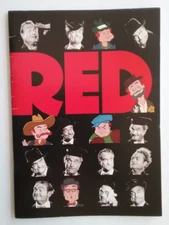 "RED SKELTON" MUSEUM OF AMERICAN COMEDY SOUVENIR PROGRAM BOOK. CBS TV.