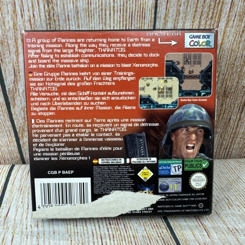 Aliens Thanatos Encounter Nintendo Game Boy Color Boxed Complete With Manual PAL - Picture 3 of 10