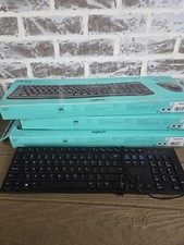 Lot Logitech MK120 920-002565 Wired Keyboard and Mouse Combo  1 Dell Keyboard