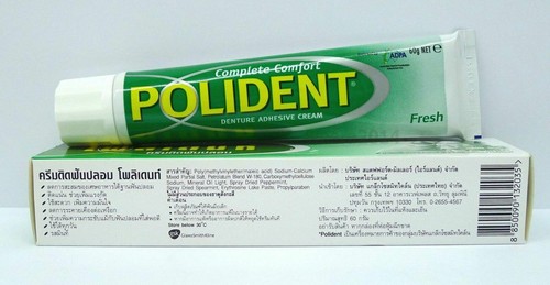 60g Polident Denture Adhesive Cream Glue Complete More Secure Fit Comfort - Picture 6 of 10