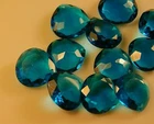 Pair OF Top Front To Back Drilled Hydro Neon Apatite Quartz Heart Cut Beads 16MM