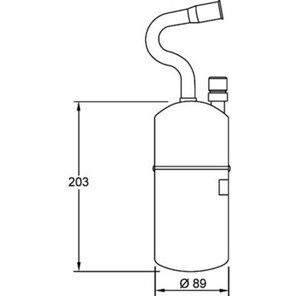 Mahle AD34000S Trockner Klimaanlage FüR Volvo 850 C70 I S70 V70 I-image