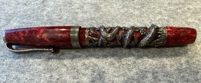 MONTEGRAPPA LIMITED EDITION ORIENTAL ZODIAC 2013 YEAR OF SNAKE FOUNTAIN PEN !!!!