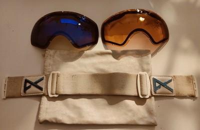 ANON Realm Ersatzlinsen-Set   Blue Solex & Amber (gepflegt, kratzfrei) 