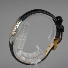 BAUME&MERCIER Riviera Date Women's Watch 22mm Gold New Battery New Leather Band 5