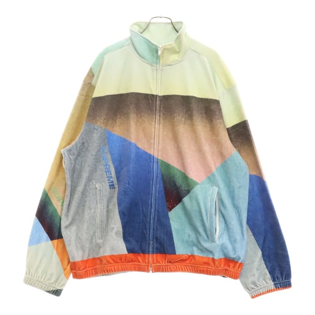 Veste de survêtement velours géo SUPREME 23SS fermeture éclair multi occasion 0f102cd2c0515780236b83dd7