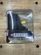 Blackhawk Serpa Ruger P85 89 Concealment Holster NOS RH Black Carbon Fiber ( 7 )
