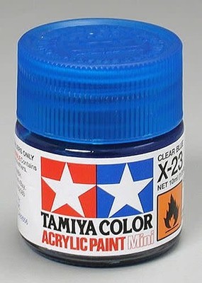 TAM81523 ACRYLIC MINI X23, CLEAR BLUE