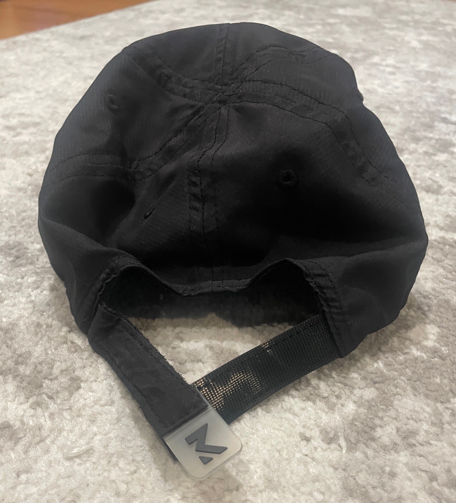 Mission cooling performance Solid Black Hat Socce… - image 4