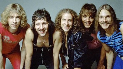 The Scorpions Early Band Color Studio Promo Portrait Refrigerator Magnet  2x3