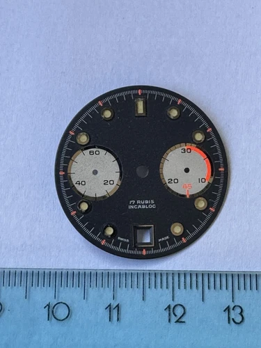 NOS Chronograph  Valjoux 7733 Dial, Cadran, Zifferblatt
