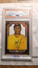 2025 Topps Chrome CC Sabathia Copperstown Calls Auto /25