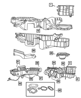 Genuine Mopar Air Conditioning Evaporator 5104688AC