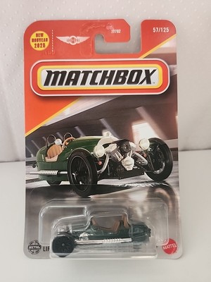 Matchbox 2021 Morgan 3 Wheeler. Green #57/100.