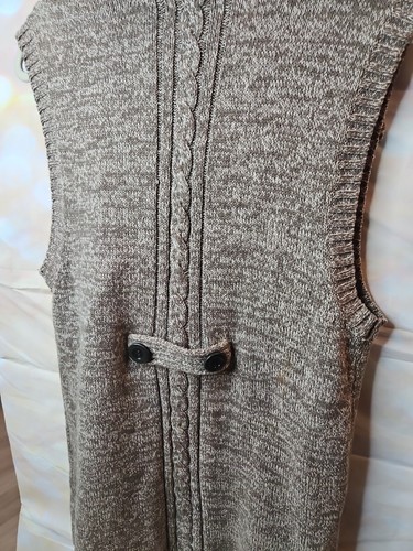 Style & Co. Pulloverweste Damen gebraucht Größe L beige Knopfleiste - Bild 6 von 7