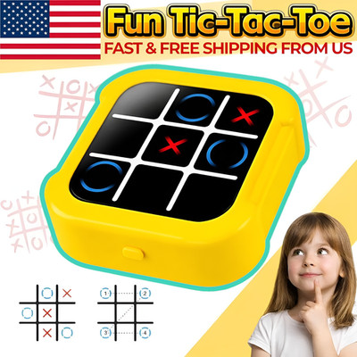 Handheld Electronic Tic Tac Toe Game Memory Brain Game for Kids