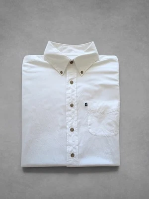 Brooks Brothers 346 Men's Shirt Button Up Long | L white (e49) - Photo 1/4