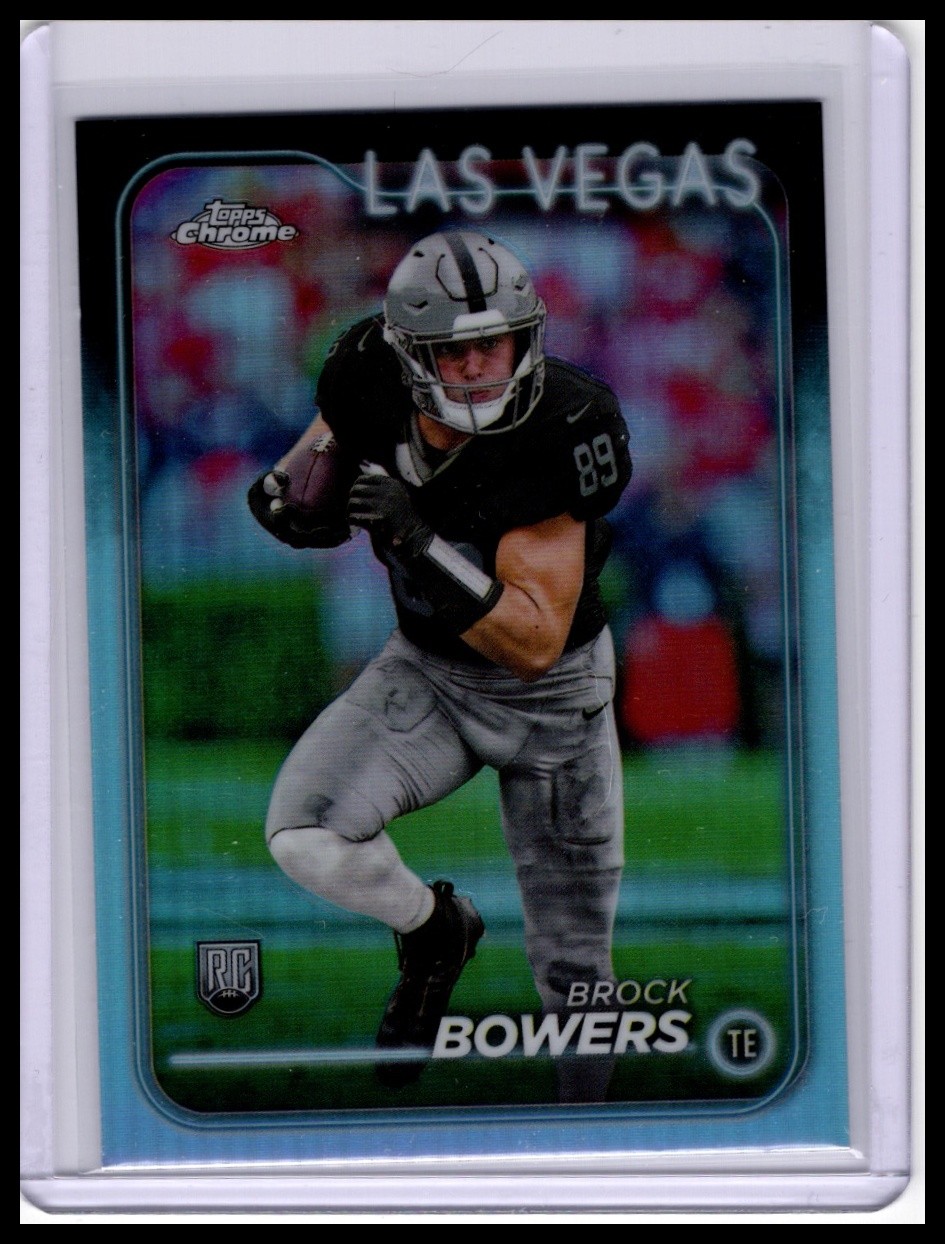 2024 Topps Chrome #207 Brock Bowers Prism Refractor