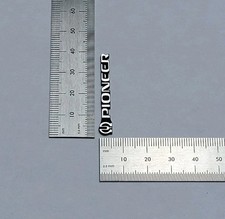 Pioneer Small Badge Logo Emblem For DVD Players  Other Equipment With Adhesive