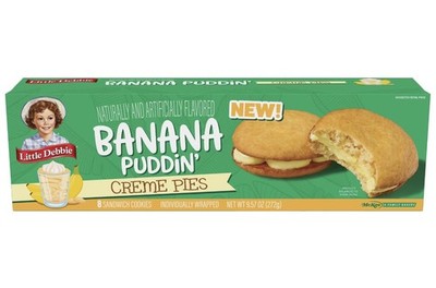 5 BOXES   Little Debbie Banana Puddin  Creme Pies Pudding Cakes