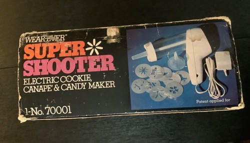 Wear Ever Super Shooter Electric Cookie Press Candy Maker Canape Decor Vintage - Afbeelding 7 van 9