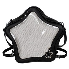 Star Shape Ita Bag - 's Crossbody Backpack Purse, PU Leather Cute Aesthetic H...
