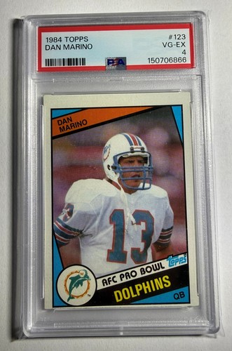 1984 Topps - Dan Marino #123 (RC) Graded PSA 4