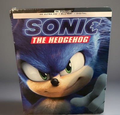Sonic the Hedgehog 4K Steelbook New Sealed OOP Best Buy Exclusive Jim Carrey