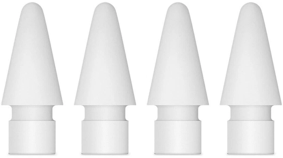 Original Apple Pencil Spitzen MX763ZM/A Weiß 4er Pack WIE NEU OVP - Bild 1 von 1