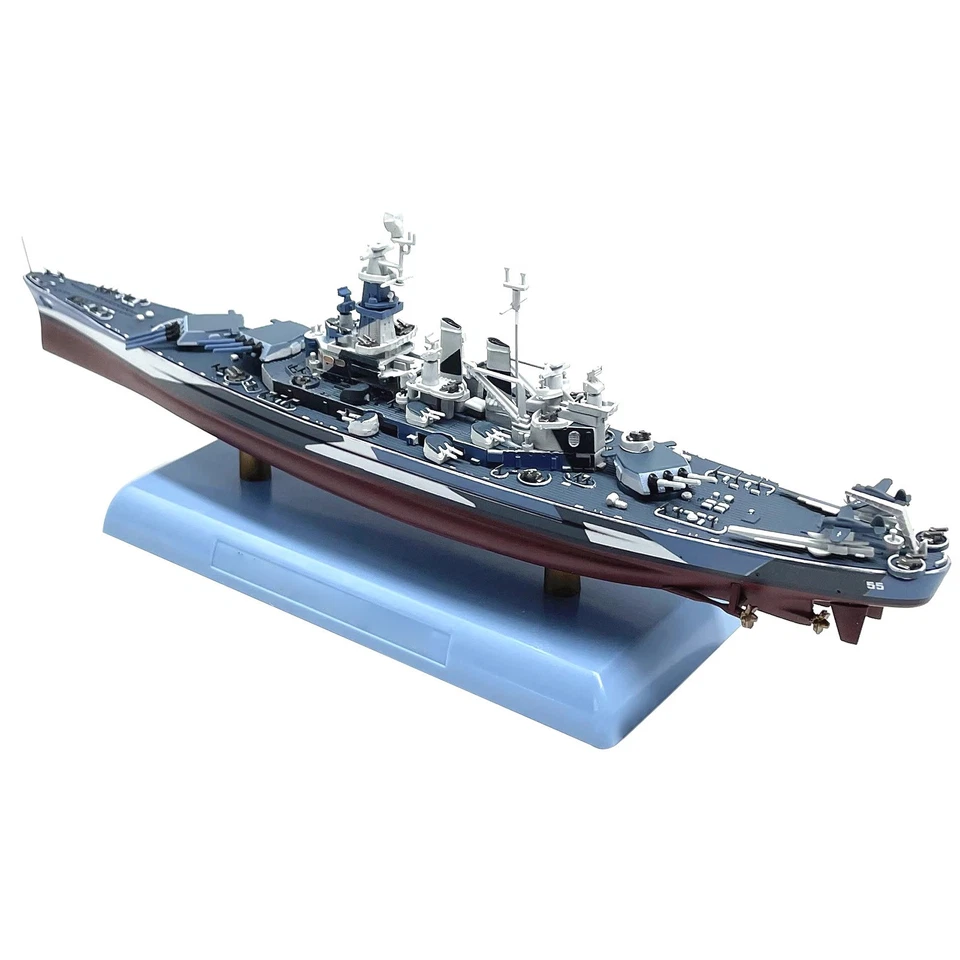 22cm Diecast Alloy 1/1000 WWII USS North Carolina BB-55 Battleship Model