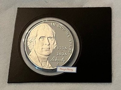 2026 S Proof Jefferson Nickel semi quincentennial 1776-2026 Nickel 5¢