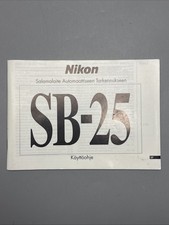 Nikon SB-25 Käyttöohje #E3