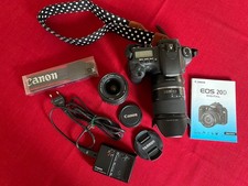 Canon EOS 20D Digitalkamera 8,2 MP - schwarz mit Objektiven